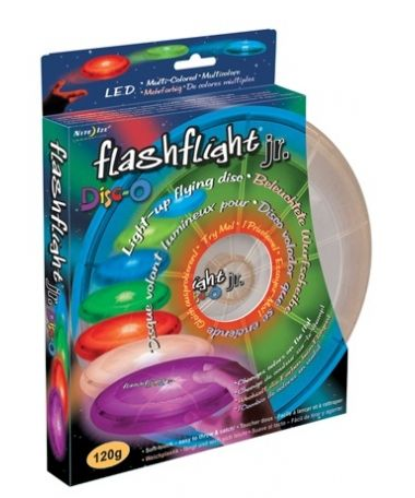 Flashflight® Jr. LED Light-Up Flying Disc (Disc-O)