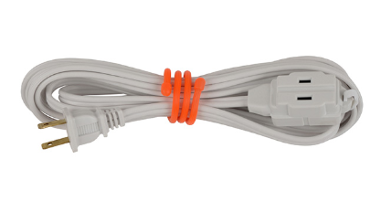 Gear Tie® Reusable Rubber Twist Tie 12 in. - 2 Pack - Bright Orange