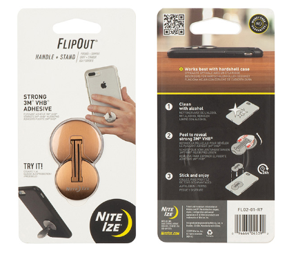 NiteIze FlipOut® Handle + Stand - Bronze