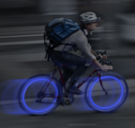 See'Em Mini LED Spoke Lights - 2 Pack - Blue