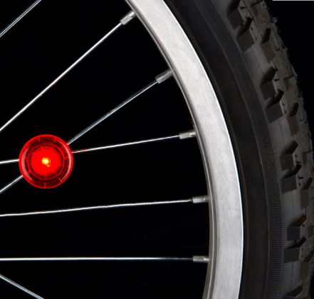 See'Em Mini LED Spoke Lights - 2 Pack - Red