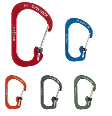 SlideLock® Carabiner Aluminum #2 - Orange