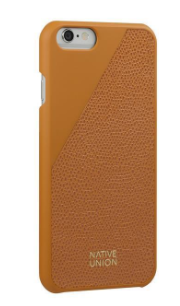 CLIC LEATHER H-IPHONE 6/6S Case-Gold-ST