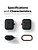 Airpods hang case / Black for Airpod2 Wireless Charging Case		 		
