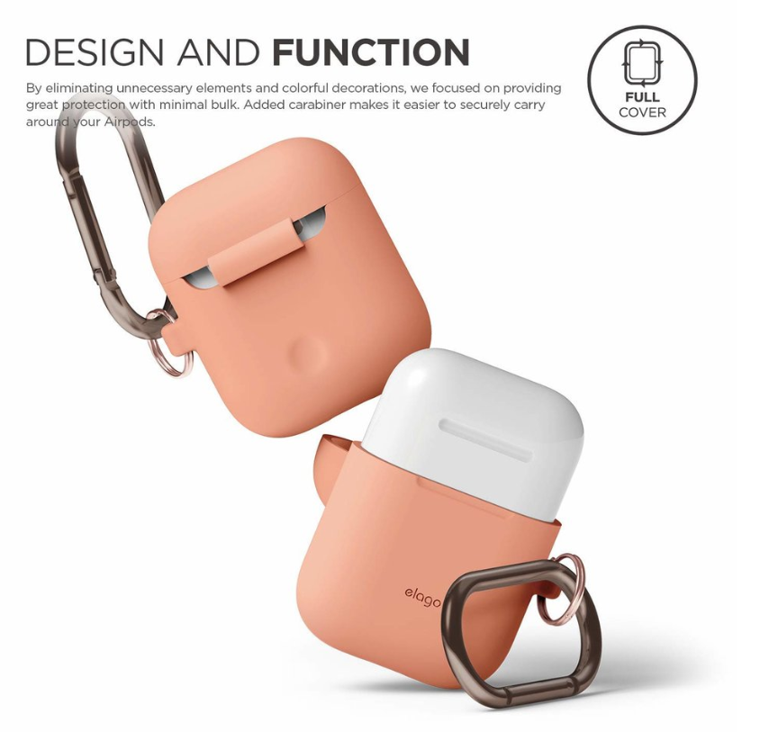 Elago Airpods hang case - Peach