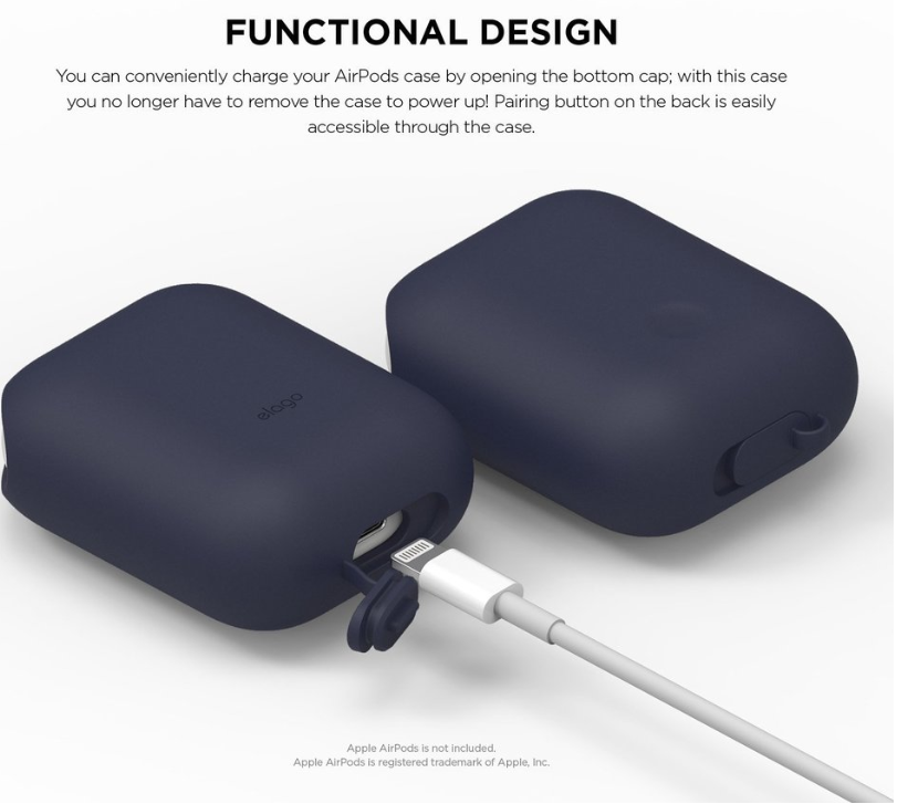 Elago AirPods WaterProof Case - Jean Indigo