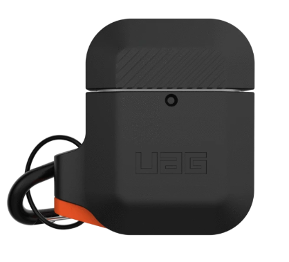 UAG Apple Airpods Silicone Case- Black/Orange