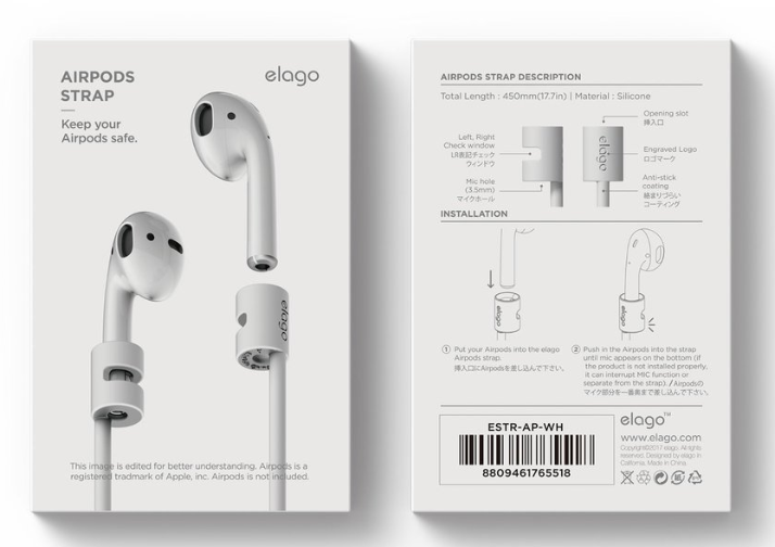 Elago Airpods Strap - White