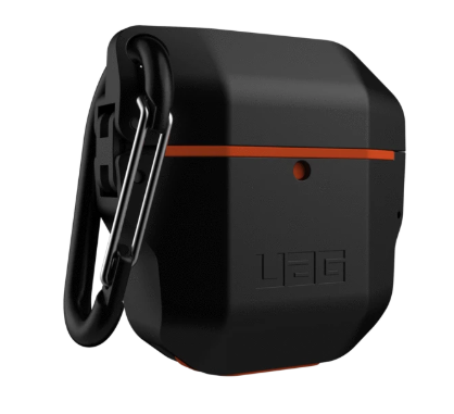 UAG Apple Airpods Hardcase Case- Black/Orange