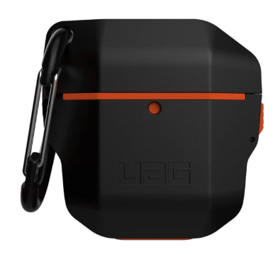 UAG Apple Airpods Hardcase Case- Black/Orange