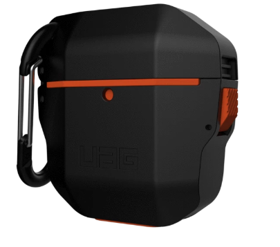 UAG Apple Airpods Hardcase Case- Black/Orange