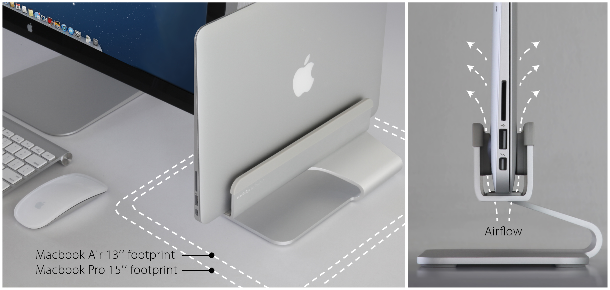 Rain Design mTower Vertical Laptop Stand 