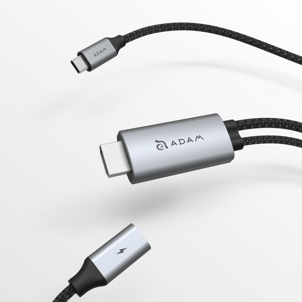 Adam Casa H180 USB-C to 4K 60Hz HDMI Cable with PD 100W