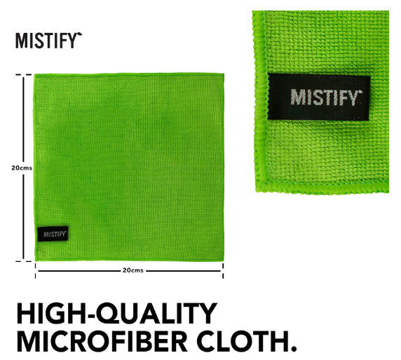 Mistify Natural Screen Cleaner 120ml + Microfibre Cloth
