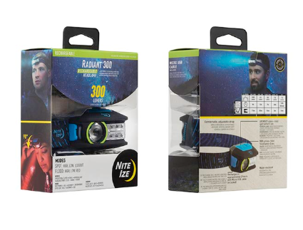 Niteize Radiant 300 Rechrageable HeadLamp