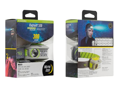 Niteize Radiant 300 Rechrageable HeadLamp