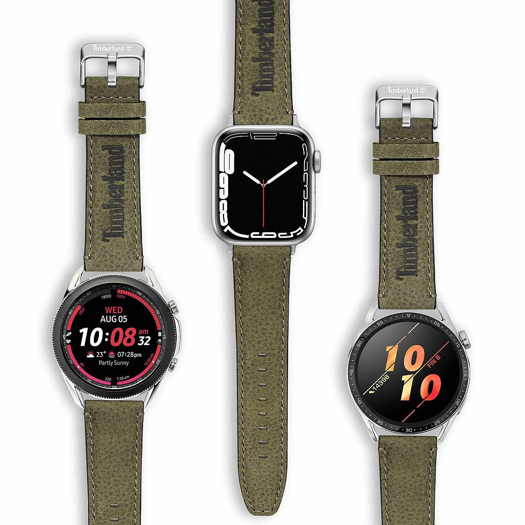 Timberland Barnesbrook Apple Watch Ultra/45/44/42mm, Smart Watch 22mm, Leather Strap