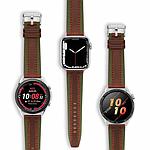 Timberland Apple Watch 41/40/38mm, Smart Watch 20mm Bainbridge Leather Strap 