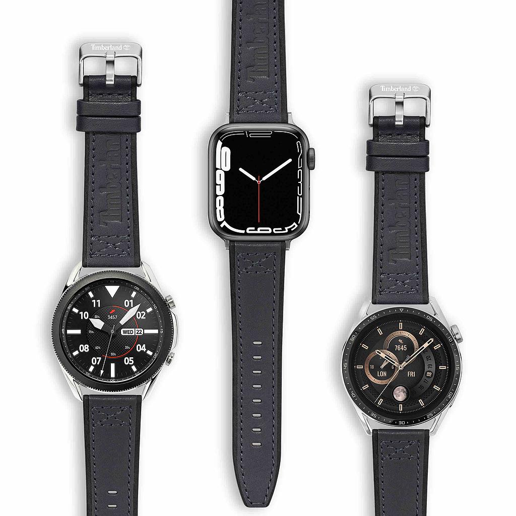 Timberland Apple Watch Ultra/45/44/42mm, Smart Watch 22mm Valdivian Leather Strap