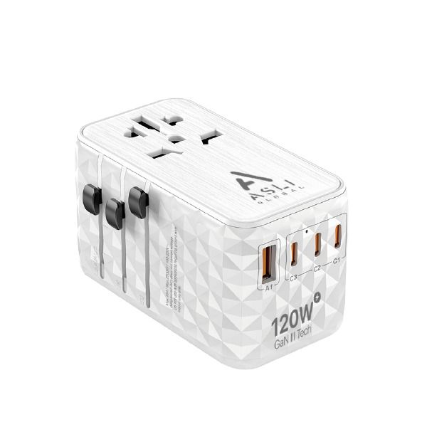 Asli Global Gan Pro Travel 120w Travel Adapter