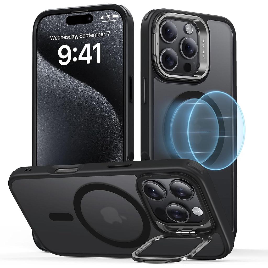 ESR iPhone 16 Pro Classic Hybrid (HaloLock) with Stash Stand Case