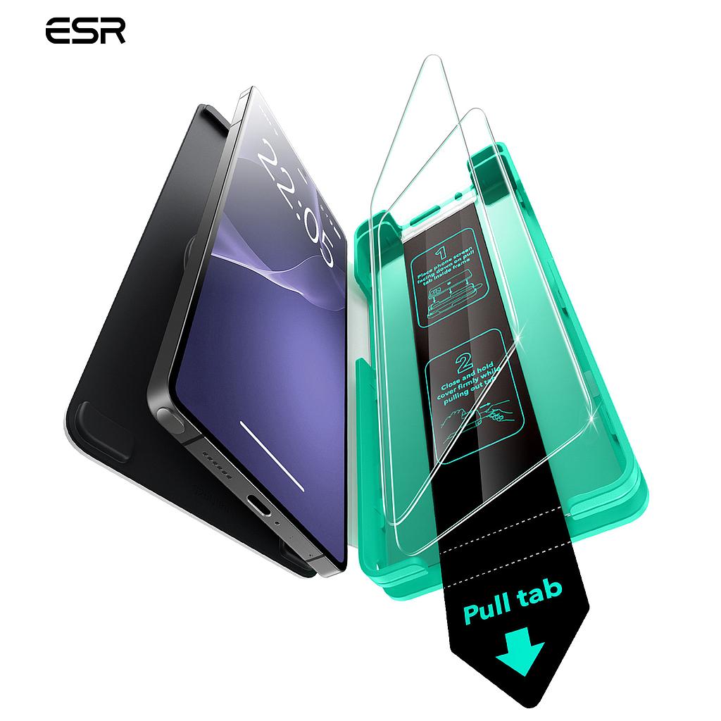 ESR S25 Ultra Tempered Glass - Clear, 2 packs