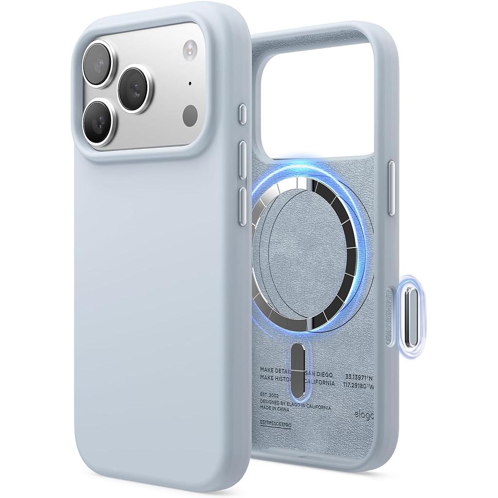 Elago iPhone 18 Pro/17 Pro Magnetic Silicone Case (Camera Control Key Included)