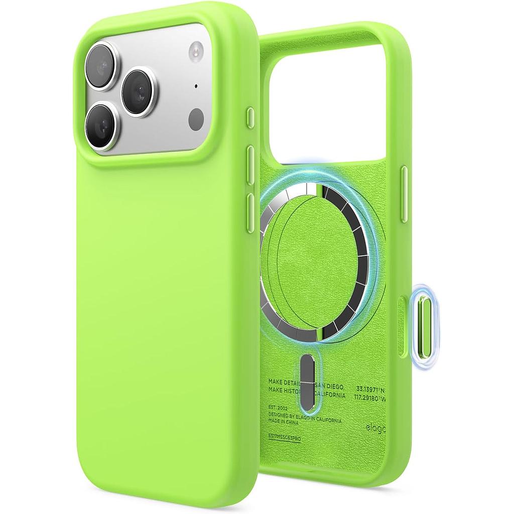 Elago iPhone 18 Pro/17 Pro Magnetic Silicone Case (Camera Control Key Included)