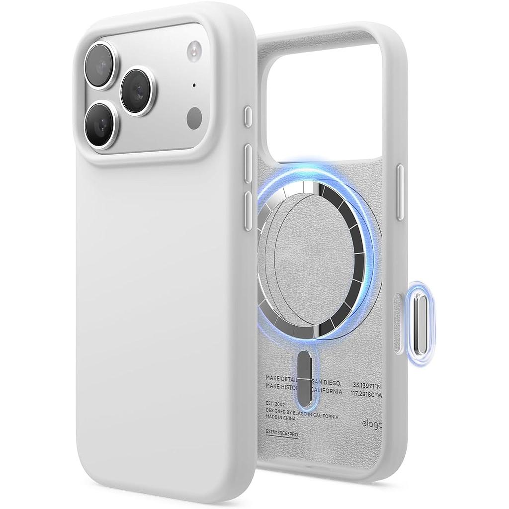 Elago iPhone 18 Pro/17 Pro Magnetic Silicone Case (Camera Control Key Included)
