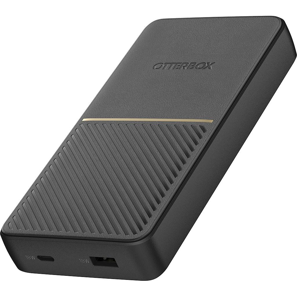 OtterBox Power Bank 20K MAH USB A&C 18W USB-PD - Black - (Online Packaging)
