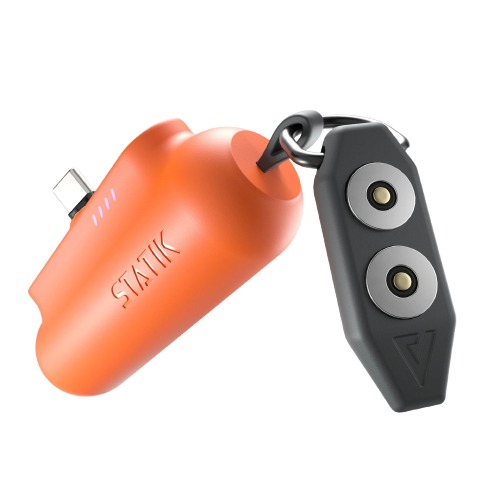Statik Snap-N-Charge Power Bank 3200mAh - Universal USB-C, Lightning & Micro USB Magnetic Tips V3