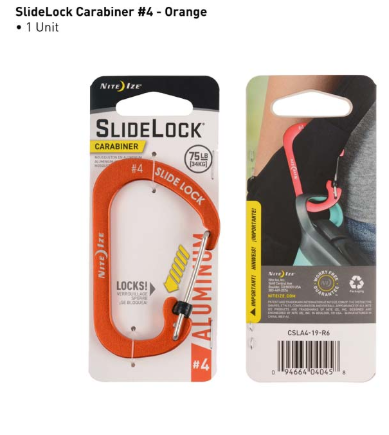 SlideLock® Carabiner Aluminum #4