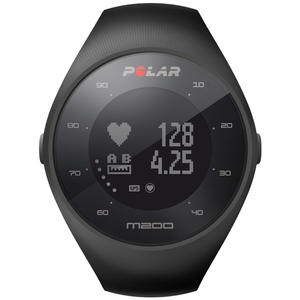 ساعة بولار M200 GPS تشغيل ووتش مع معدل ضربات القلب القائم علي المعصم