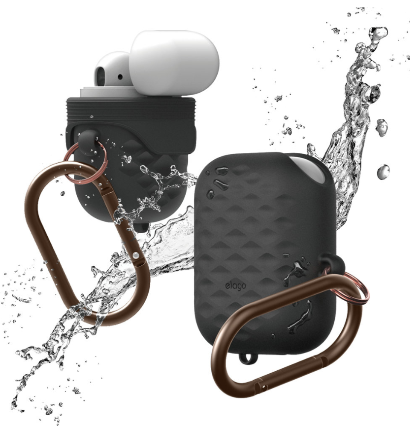 Elago AirPods 1&2 Waterproof Hang Active Case	 		