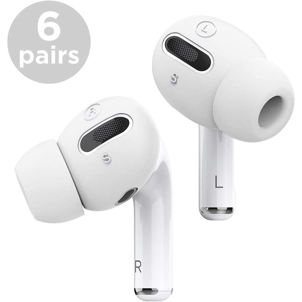 Elago AirPods Pro EarBuds Cover Plus With Integrated Tips -6 Pairs: 2 Large + 2 Medium + 2 Small	 		
