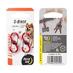 NiteIze S-Biner TagLock Aluminum 2 Pack