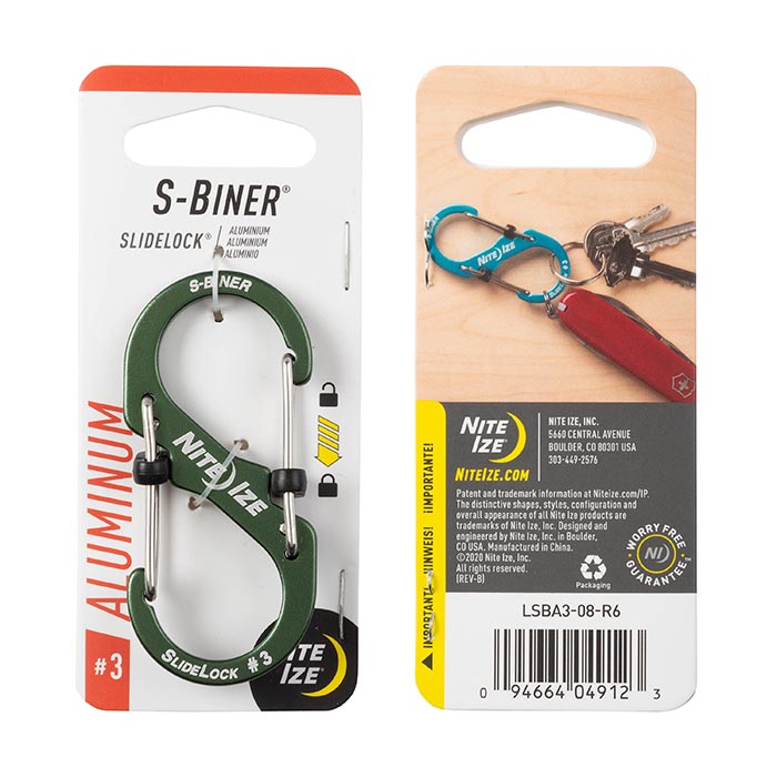 NiteIze S-Biner SlideLock Aluminum #3