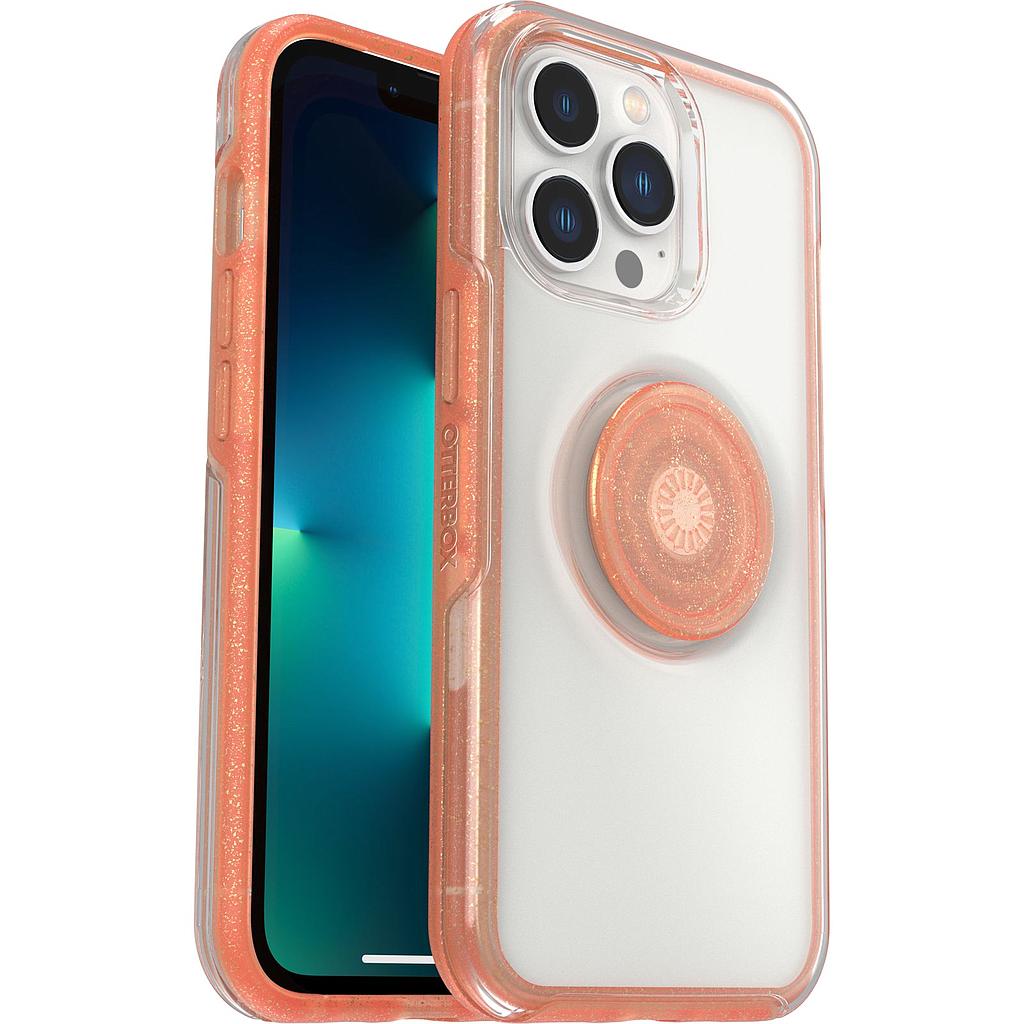 OtterBox iPhone 13 Pro Otter+Pop Symmetry Clear Case - Clear Coral