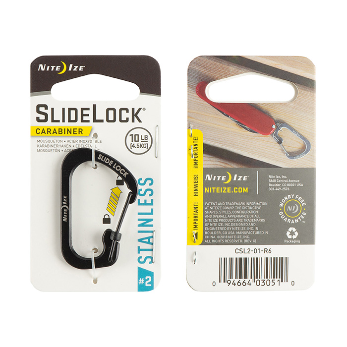 NiteIze SlideLock® Carabiner Stainless Steel #2