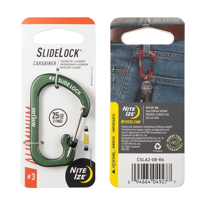 NiteIze SlideLock® Carabiner Aluminum #3