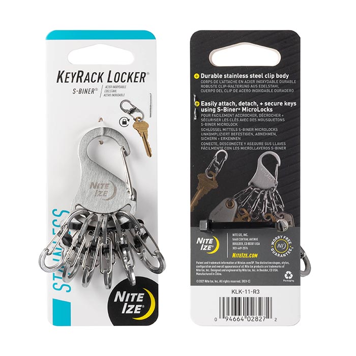 NiteIze KeyRack Locker® Steel - S-Biner®