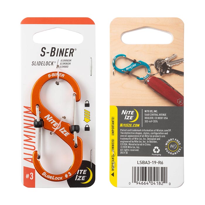 NiteIze S-Biner SlideLock Aluminum #3