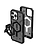UAG iPhone 16 Pro Max Magsafe Pathfinder Clear Case - Ash / Black Stand