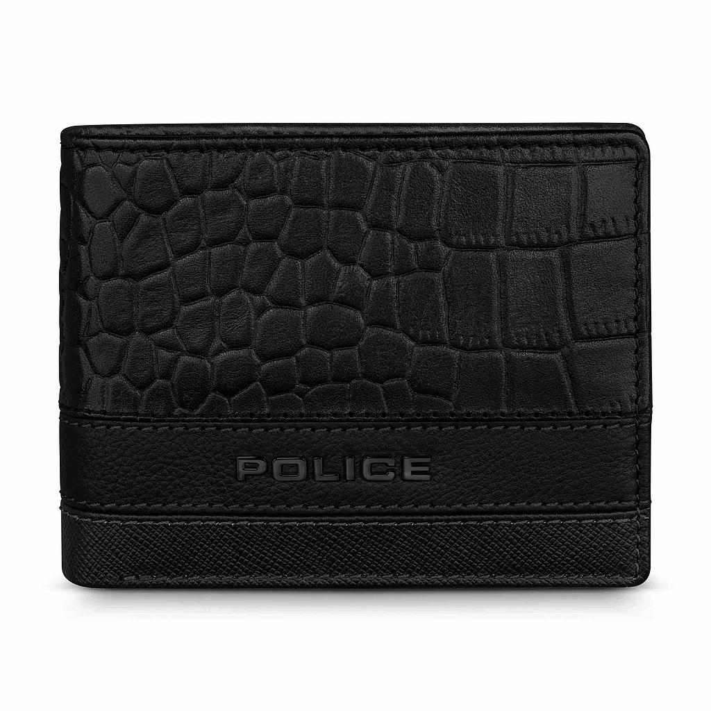 Police Enzo Mens Leather w/ Addon Card Holder