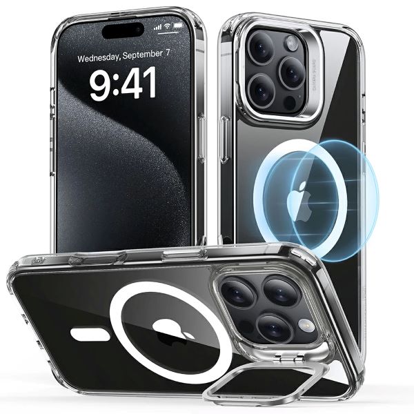 ESR iPhone 16 Pro Classic Hybrid (HaloLock) with Stash Stand Case