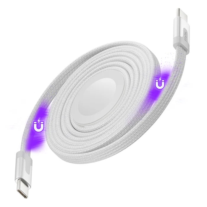 Statik MagStack Duo Apple Watch Charger + USB-C Cable 1.5M