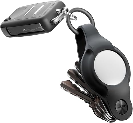 KeySmart AirTag Keychain Key Holder, Compatible with Apple AirTag - Key Organizer Keychains