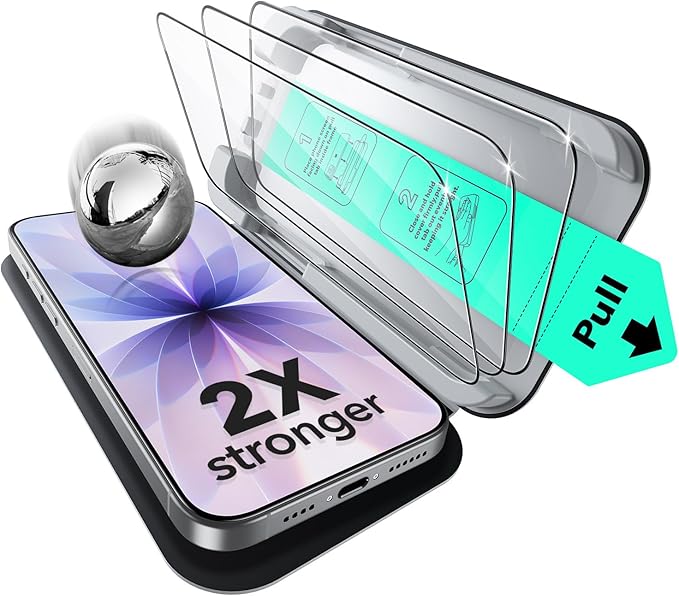 ESR iPhone 17/16 Pro Tempered Glass Screen Protector 