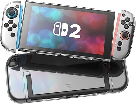 Elago Nintendo Switch 2 PC Clear Case (Slim and Full cover)