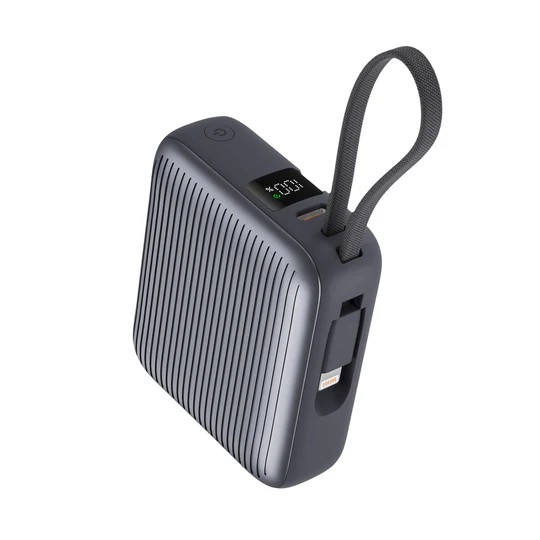 Lzel Mini Power Bank Neurode Sync PD 10000mAh 22.5W Built-in-Cable